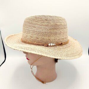 LEGITIMO FIDEPAL SAHUAYO STRAW HAT W/ ADJUSTABLE CHIN STRAP  60/7.5